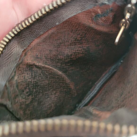 Authentic Louis Vuitton Vintage Monogram Card Key Case Brown Small Zippy Wallet - Picture 4 of 9